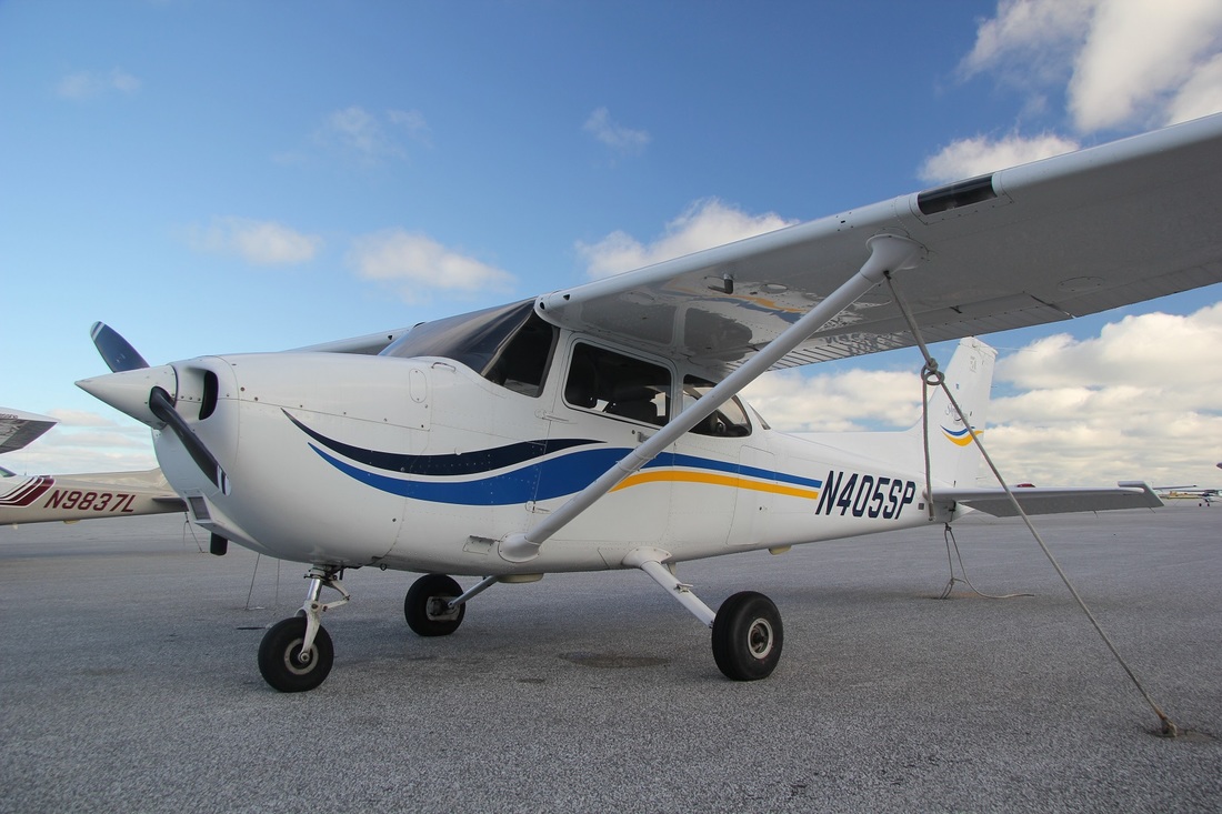 Cessna 172 SP used for flight training